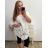 Tunika oversize krátky rukáv dámska nadrozmer (XL/2XL/3XL ONE SIZE) TALIANSKA MÓDA IMBM23MOIRA