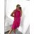 Šaty letné bez rukávov dámske (S/M/L ONE SIZE) TALIANSKA MODA IMS23001
