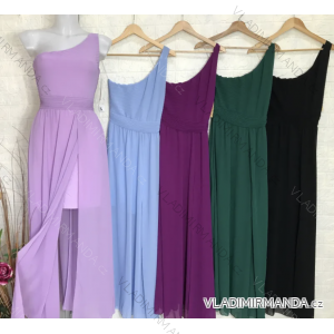 Šaty letné elegantné bez rukávov dámske (S/M ONE SIZE) TALIANSKA MÓDA IMPGM236187