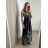 Šaty dlhé elegantné bez rukávov dámske (S/M ONE SIZE) TALIANSKA MODA IM323050
