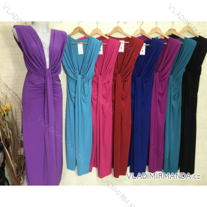 Šaty letné elegantné bez rukávov dámske (S/M ONE SIZE) TALIANSKA MÓDA IMPGM2311591/11521