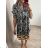 Šaty košeľové oversize krátky rukáv dámske nadrozmer (XL/2XL ONE SIZE) TALIANSKA MODA IM723005