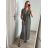 Šaty dlhé letné krátky rukáv dámske (S/M ONE SIZE) TALIANSKA MóDA IM323101