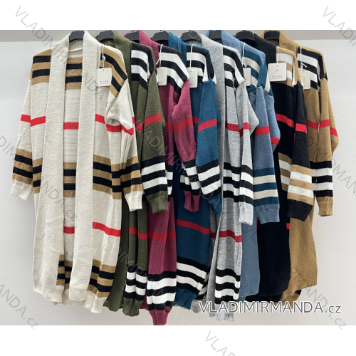 Cardigan dlhý rukáv dámsky (S/M ONE SIZE) TALIANSKA MÓDA IMPDY23EF89702