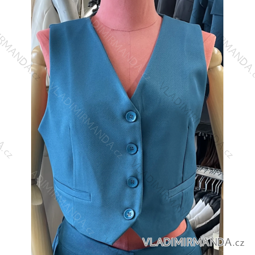 Sako vesta bez rukávov dámske (S/M ONE SIZE) TALIANSKA MÓDA IMPDY23MDUE23402