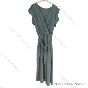 Šaty dlhé letné krátky rukáv dámske (XL/2XL ONE SIZE) TALIANSKA MÓDA IMWGM232000XL