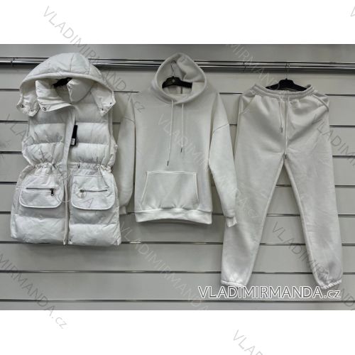 Súprava tepláková a vesta dámska (M-XL) TURECKÁ MÓDA IMWK232703