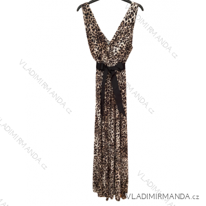 Šaty dlhé letné icecool bez rukávov dámske (S/M/L ONE SIZE) TALIANSKA MÓDA IMM23M2132-15