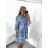 Šaty španělské letný dlhý rukáv dámske (S/M/L/XL ONE SIZE) INDICKÁ MÓDA IMPEM23CA890A/DU M / L čierna