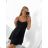 Šaty elegantné na ramienka dámske (S/M ONE SIZE) TALIANSKA MÓDA IMPSH2352527/DU   tmavo ružová
   S/M