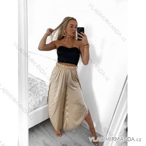 Nohavice harémky letné dlhé dámske (S/M ONE SIZE) TALIANSKA MÓDA IMM239535UN/DU