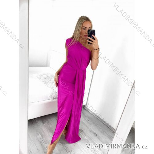 Šaty letné dlhé elegantné bez rukávov dámske (S/M ONE SIZE) TALIANSKA MÓDA IMPGM232681