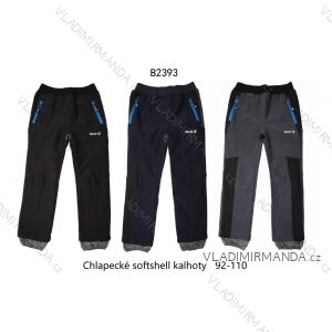 Nohavice zateplené softshellové detské chlapčenské (92-110) WOLF B2393