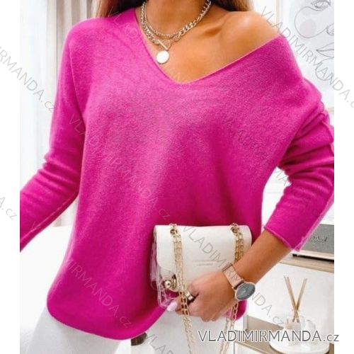 Sveter dlhý rukáv dámsky (S/M ONE SIZE) TALIANSKA MÓDA IMWC232854