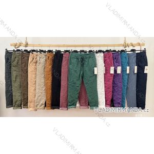 Nohavice dlhé strečové mackáče dámske (S/M/L ONE SIZE) TALIANSKA MÓDA IMWG232865