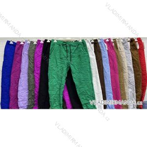 Nohavice dlhé strečové mackáče dámske (XL/2XL ONE SIZE) TALIANSKA MÓDA IMWG232871