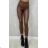 Legíny dlhé koženkové dámske (S/M ONE SIZE) TURECKÁ MÓDA IMWE232985