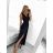 Šaty spoločenské dlhé bez rukávu dámske (S/M/L ONE SIZE) TALIANSKA MÓDA IMS235192
