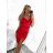 Šaty elegantné spoločenské krátke saténové na ramienka dámske Francesca (XS/S/M ONE SIZE) TALIANSKA MÓDA IM322305