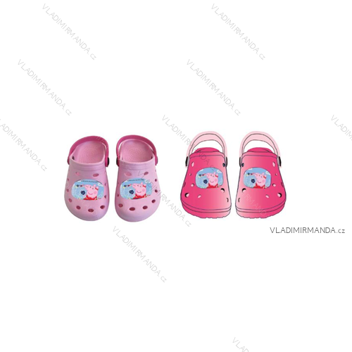 Kroksy nazúvaky peppa pig detské Dievčenské (24-31) ST License PP09802