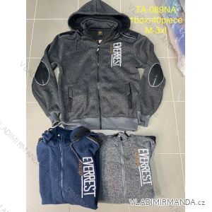 Mikina na zips s kapucňou dlhý rukáv pánska (M-3XL) TA FASHION TAF23TA-089NA