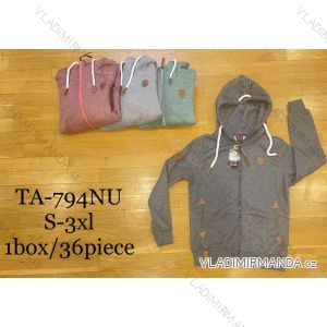 Mikina na zips s kapucňou dlhý rukáv pánska (S-3XL) TA FASHION TAF23TA-794NU