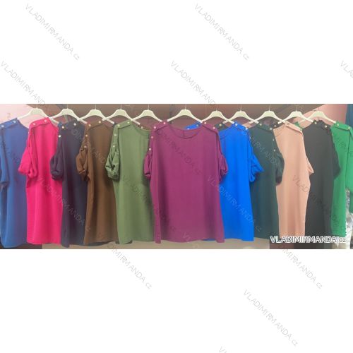 Tunika 3/4 dlhý rukáv dámska nadrozmer (3XL/4XL ONE SIZE) TALIANSKA MÓDA IMWQ233041
