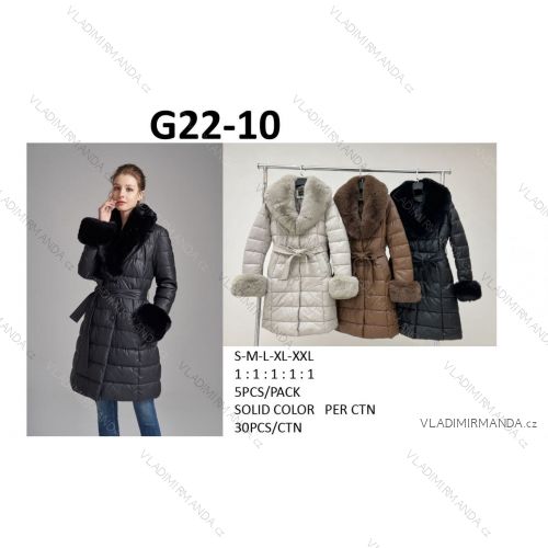 Kabát zimný dlhý rukáv dámsky (S-2XL) TALIANSKA MÓDA IMWCA23G22-10