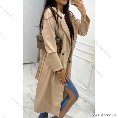 Kabát dlhý rukáv dámsky (S/M ONE SIZE) TALIANSKA MÓDA IMWE233122