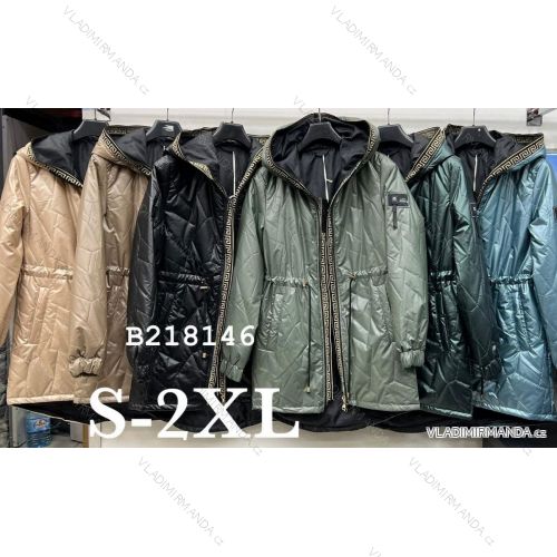 Bunda s kapucňou dámska nadrozmer (3XL-7XL) SWEST POLSKÁ MÓDA PMWB23B218146