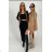 Súprava sukne top bez rukávu dámska (S/M ONE SIZE) TALIANSKA MÓDA IMM23M806