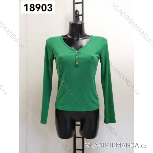 Tričko dlhý rukáv dámske (S/M ONE SIZE) TALIANSKA MóDA IMM23M18903