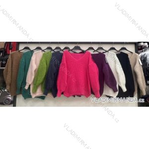 Sveter dlhý rukáv dámsky (S/M ONE SIZE) TALIANSKA MÓDA IMWB23501