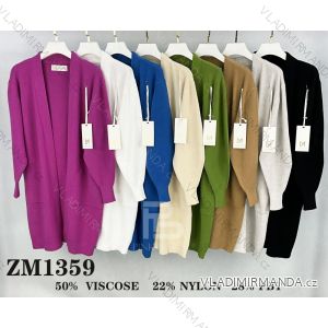 Cardigan pletený dlhý rukáv dámsky (S/M ONE SIZE) TALIANSKA MÓDA IMWP23ZM1359