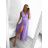 Šaty dlhé spoločenské elegantné bez rukávov dámske (S/M ONE SIZE) TALIANSKA MÓDA IMPSH243598 biela S / M