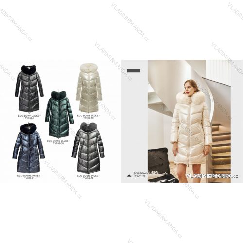 Kabát zimný dámsky (S/M ONE SIZE) TALIANSKA MÓDA YES23TY039
