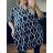 Tunika oversize 3/4 rukáv dámska nadrozmer (XL/2XL ONE SIZE) TALIANSKA MÓDA IMD23666
