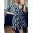 Tunika oversize 3/4 rukáv dámska nadrozmer (XL/2XL ONE SIZE) TALIANSKA MÓDA IMD23666