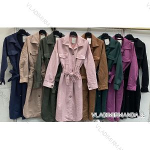 Kabát dlhý rukáv dámsky nadrozmer (XL/2XL ONE SIZE) TALIANSKA MÓDA IMC23381