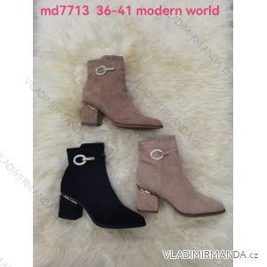 Topánky zimné poločižmy dámske (36-41) MODERN WORLD OBMW23MD7713