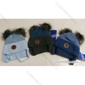 Súprava zimnej čiapky a nákrčník detská chlapčenská (3-8 rokov) AGBO PV322K-32