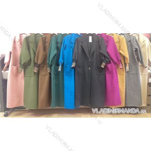 Kabát dlhý rukáv dámsky nadrozmer (3XL/4XL ONE SIZE) TALIANSKA MÓDA IMWQ233682