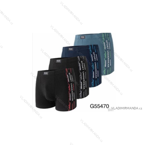Boxerky bavlnené pánske (l-3xl) PESAIL PES23B55470