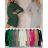 Šaty úpletové s rolákom dlhý rukáv dámske (S/M ONE SIZE) TALIANSKA MÓDA IMWBH233558