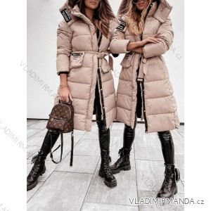 Kabát s kapucňou dlhý rukáv dámska (M-2XL) TURECKÁ MÓDA IMWK233592