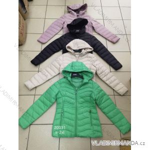 Bunda s kapucňou dámska nadrozmer (S-2XL) TALIANSKA MÓDA PMWBP2320031