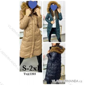 Bunda kabát s kapucňou dámska (S-2XL) TALIANSKA MÓDA PMWBP232203