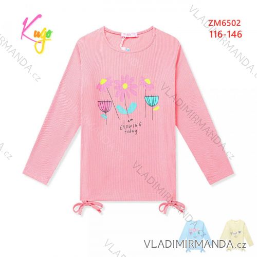 Tričko s dlhým rukávom detské dorast dívčí (116-146) KUGO HC9295
