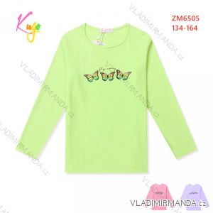 Tričko s dlhým rukávom detské dorast dívčí (134-164) KUGO ZM6503
