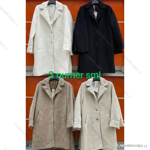 Kabát dlhý rukáv dámsky (S/M/L ONE SIZE) TALIANSKA MÓDA IMWC233508